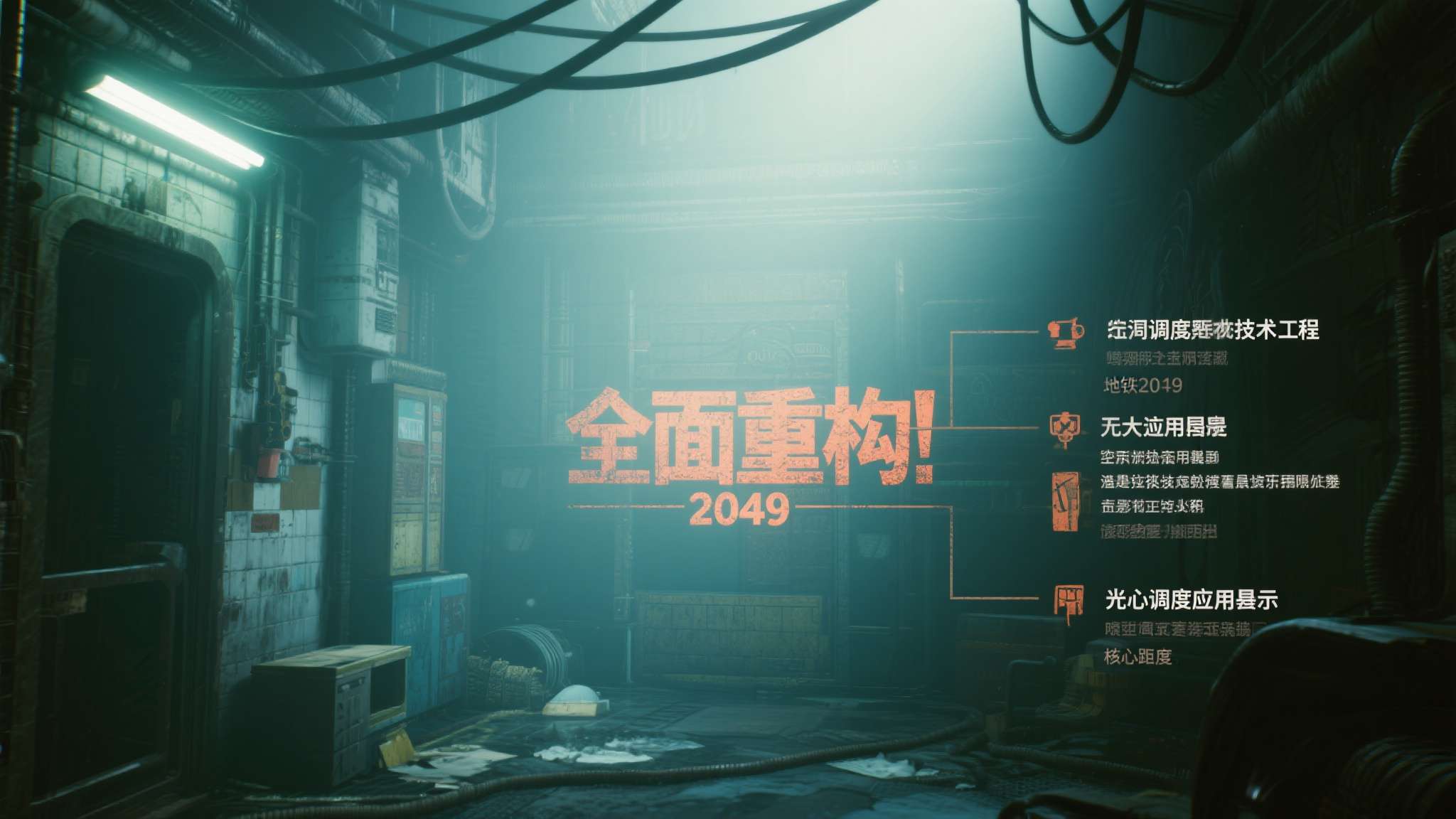 "全面重构"四个字并非夸大其词。根据已披露的技术信息，《地铁2039》的光追应用